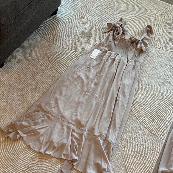 NWT Show Me Your MuMu Claire Dune Chiffon Midi Dress - Picture 1 of 12